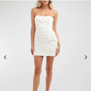 Helsi Excel Sandra- Strapless Sequin & Applique Mini Dress